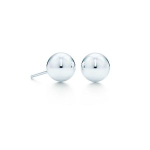 Tiffany Silver Ball Earrings